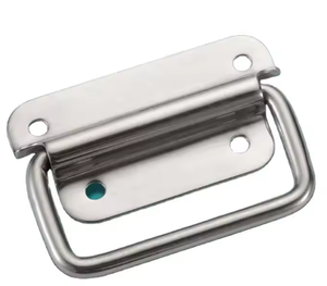 Equipo industrial Caja de herramientas de aviación de madera móvil Mango plegable de acero inoxidable Hardware funcional expuesto - Product Image 5