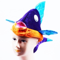 Nouveautés Adulte Brun Moose Chapeau Drôle Tête D'animal Chapeau Wacky Eyes Antler Chapeaux Cap