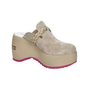 Fornarina Women's Bubble Shot Beige Sabot <b>9</b> Cm <b>Heel</b> <b>Size</b> 39 - Product Image 2