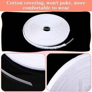 सिग थोक ओएम ब्रा सामान कपास से कवर प्लास्टिक की हड्डी को कवर किया गया - Product Image 2