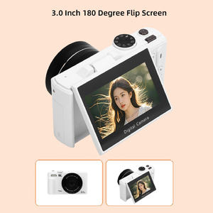 Cámara Digital 4K de 64MP con Pantalla Giratoria de 3.0 Pulgadas, Zoom Digital 18X, WiFi, Videocámara Vlog, Grabadora de Video Retro, Cámara Web - Product Image 2