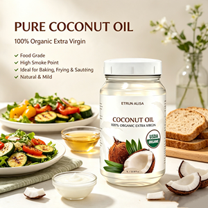 ETRUN ALISA OEM <span class=keywords><strong>Olio</strong></span> <span class=keywords><strong>di</strong></span> <span class=keywords><strong>Cocco</strong></span> Extra Vergine 100% Puro <span class=keywords><strong>Naturale</strong></span> Biologico, Grado Alimentare VCO, <span class=keywords><strong>Olio</strong></span> <span class=keywords><strong>di</strong></span> <span class=keywords><strong>Cocco</strong></span> Spremuto a Freddo per la Salute - Product Image 4