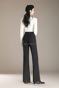 <span class=keywords><strong>Pantaloni</strong></span> Invernali da <span class=keywords><strong>Donna</strong></span> ODM <span class=keywords><strong>con</strong></span> Tasche, Vita Elastica, Tessuto Misto Lana, Taglio Dritto, Casual, da Ufficio - Product Image 3