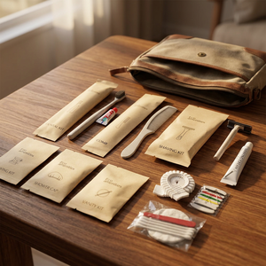 Nuovo Design Mini Set di Cortesia Lusso Eco-Friendly Monouso Morbido Organico Naturale per <span class=keywords><strong>Hotel</strong></span> 3-5 Stelle - Product Image 5