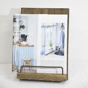 Organizzatore da Scrivania in Legno Rustico Vintage Personalizzabile, Portariviste Decorativo e Portaoggetti - Product Image 6