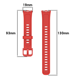Cinturino in Silicone con Connettore Metallico per <span class=keywords><strong>Huawei</strong></span> Band 10 / Band <span class=keywords><strong>9</strong></span> / Band 8, Accessorio Sostitutivo per Braccialetto Sportivo - Product Image 6