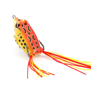 <span class=keywords><strong>Ensemble</strong></span> de leurres artificiels souples Thunder Frog Bionic en boîte pour la pêche en eau douce en rivière/lac/ruisseau, tailles 50 mm/55 mm avec hameçons - Product Image 1