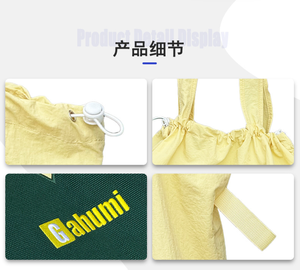 Sacs fourre-tout en nylon Gahumi avec logo personnalisé, couleur unie, sac à bandoulière tendance avec cordon de serrage, lot pour femmes - Product Image 6