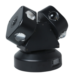 Faro Mobile a 2 Teste Fenghuo 120W Mini DMX <span class=keywords><strong>RGB</strong></span> Luce da Palco 8x10w RGBW 4in1 LED con Luci Laser RG per DJ - Product Image 3