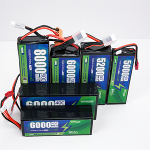 Batterie lithium-ion de course haute puissance pour drone, 5200mAh 11.1V 14.8V 22.2V 3S/4S/6S/7S/20C/30C/40C/50C, modèle 1 - Product Image 1