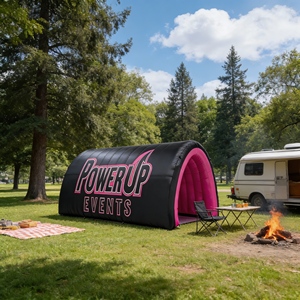 अच्छी गुणवत्ता वाले pvc पोर्टेबल आउटडोर इंफ्लेटेबल हेलोलीन ईगल सुरंग फुटबॉल हेलमेट टेंट सुरंगों के साथ त्वरित सेटअप वाटरप्रूफ - Product Image 6