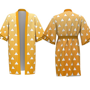 Kamado <span class=keywords><strong>Tanjirou</strong></span> & Nezuko Cosplay Halloween Costume <span class=keywords><strong>Kimono</strong></span> Robe Outfit pour les femmes - Product Image 6