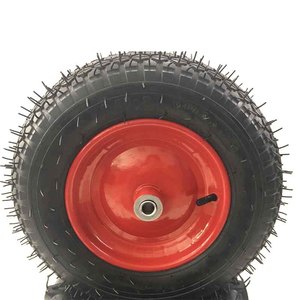 Ruota in Gomma per Carretto Piccolo MRC CINA, Ruota per Go-Kart, Ruota per Carriola 14x3.50-8 - Product Image 1