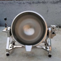 ZLPH Automatische Jacket Kettle Cooker voor sauzen, kant-en-klare maaltijden, voedselverwerkingsmachine, SUS304, energiebesparend