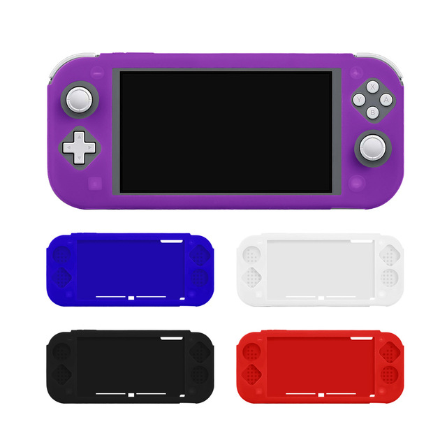 For Nintendo Switch Lite Game Console Silicone Protective Case Full Body Coverage Shockproof Soft Shell with Comfortable Grip
