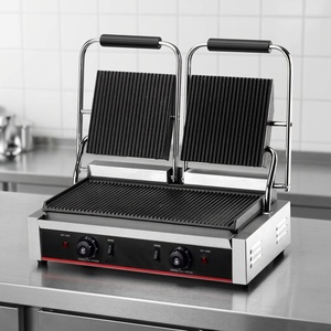 Parrilla Eléctrica Grande de Doble Cara de 4.4KW con Placas Superior e Inferior con Interruptores Independientes, de Alta Resistencia para Uso Comercial - Product Image 3