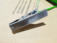 Collage statique antistatique approuvé Atex Mise à la terre Pinces en aluminium connectées avec un câble vert