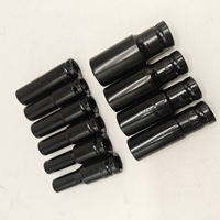 10Pcs 8-24Mm 1/2 Inch Drive Deep Impact Socket Set OEM Hand High Carbon Steel Hard Case Heavy Duty Metric Tool untuk Kunci Pas