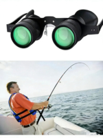 Binoculares Metálicos 10X para Pesca y Caza con Lente de 25 mm, Multicapa, 8 de Campo de Visión, Lupa para Senderismo y Actividades al Aire Libre