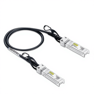 สายเคเบิล 10Gtek 10G SFP DAC 10GBASE-CU แบบ Passive Direct Attach Copper Twinax ความยาว 0.25 เมตร (0.82 ฟุต) ผลิตในจีน รุ่น CAB-10GSFP-P0.25M - Product Image 1