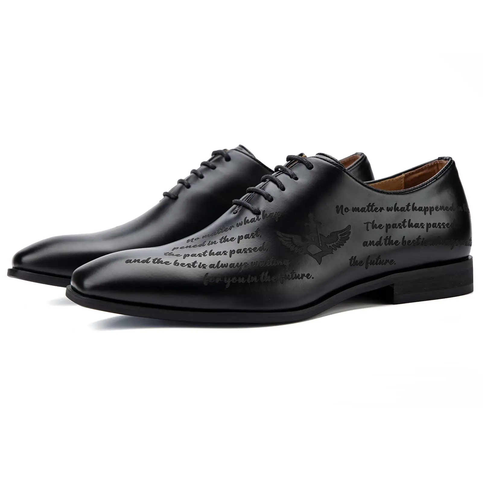 Men Luxury Business Oxford Leather Breathable Formal Dress Shoes
