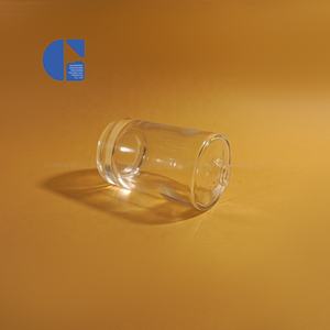 Flacon de parfum en verre cylindrique de luxe Gaochuang 100 ml, base épaisse et lourde, transparent, personnalisable OEM/ODM - Product Image 4