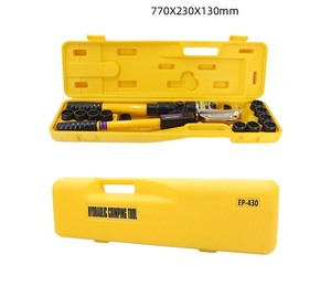 Outils de sertissage hydrauliques manuels intégrés en aluminium et cuivre avec système de sécurité intégré et tête rotative EP-510 EP-430 - Product Image 5