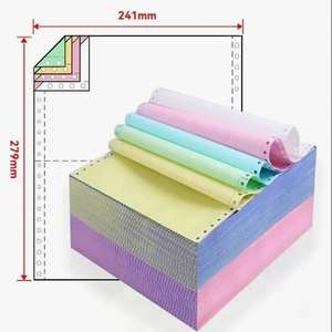Rouleau de papier autocopiant NCR sans carbone de haute qualité, logo personnalisé bleu, duplicata de <span class=keywords><strong>facture</strong></span>, <span class=keywords><strong>carnet</strong></span> - Product Image 3