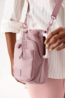 Bouteille d'eau de sport imperméable avec logo personnalisé, sac magnétique à bandoulière pour bouteille d'eau de sport, en rose Atlas