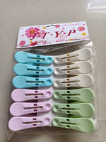 Pinces à linge en plastique pas chères, lot de 40/16/20/24/30/12 pièces, pinces à linge en plastique coupe-vent, pinces à linge pour sous-vêtements et chaussettes