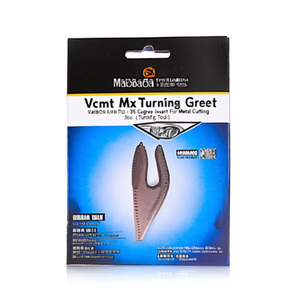 เม็ดมีดกลึง Vcmt Mx แบบมุมบวก 35 องศา สำหรับงานตัดโลหะ - Product Image 1