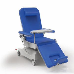 Chaise de dialyse électrique YD-410 pour le don de sang d'hémodialyse chaise d'hôpital de dialyse de perdition quatre moteurs - Product Image 1