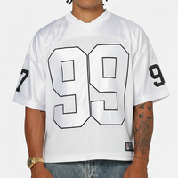 Maillot de football en maille respirante à sublimation personnalisée, noir, design personnalisé, surdimensionné, coupe ample, version rétro, maillot de football pour joueur