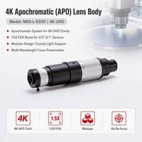 Objectif de caméra de microscope apochromatique 4K du fabricant 1,5x FOV pour l'inspection des puces de circuits intégrés MSS-L-0330