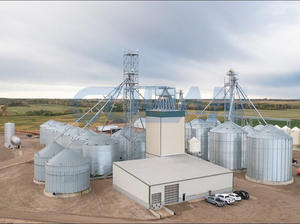 1000-8000Ton mısır buğday tahıl Silo düz alt soya unu depolama Silo kanatlı hayvancılık çiftlik yem hattı hammadde mağaza - Product Image 5