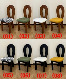 Sillas de Comedor de Diseño Moderno y Lujoso con Forma de Cola de Pez, para Interiores, Hoteles, Cocinas, Cafeterías, de Tela, Madera Maciza, Diseño Retro para Banquetes - Product Image 4