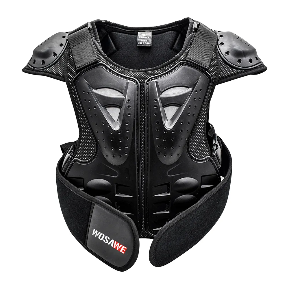 WOSAWE Boy Motorräder Rüstung Kid Schulter Brust Taillen schutz Kinder reit jacke Schutz ausrüstung
