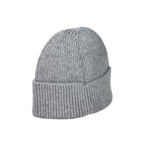 Bonnet pour femme Byblos, gris, tricot côtelé, chaleur hivernale - Product Image 5