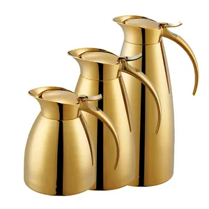 All Stainless Steel Insulated Coffee Pot Hotel Use Vacuum Jug Flask Thermos