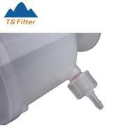 Filtro de Cápsula de Membrana de Nylon 6,6 de 0.1um y 2.5'' con Conector Tri-Clamp de 1.5'' para la Eliminación de Bacterias en Agua Mineral y Agua Pura