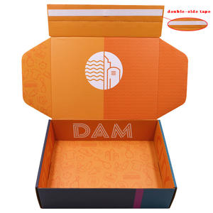 Hot Bán Hàng Biểu Tượng Tùy Chỉnh Sóng Bao Bì 2Mm Cứng Nhắc Bóng Cán Tear Dải Dây Kéo Bưu Phẩm Vận Chuyển Giá Rẻ Giấy Các Tông - Product Image 4