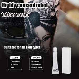 Crema para Tatuajes Orgánica Premium de 10G - Fórmula Hipoalergénica con Aloe Vera para Piel Sensible, Curación con Máquina PMU - Product Image 3