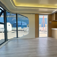 Maison de villégiature Maison de logement intégrée Bateaux Chine Maisons en conteneurs Modulaire 20Ft Pod Mobile Bar