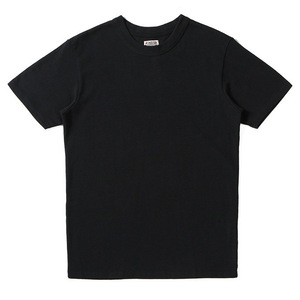 고중량 면 남성용 티셔츠 320g 반팔 드롭 숄더 흰색 무지 고성능 스트라이프 패턴 - Product Image 5