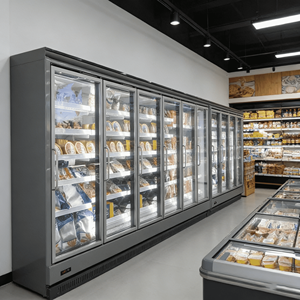 Congelatori Verticali Commerciali per Supermercati, Vetrine Refrigerate per Alimenti Surgelati con Porta in Vetro - Product Image 2