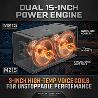 Système de sonorisation passif professionnel double haut-parleur 15 pouces 700W 4 Ohm en contreplaqué pour scène extérieure, concerts et grands événements