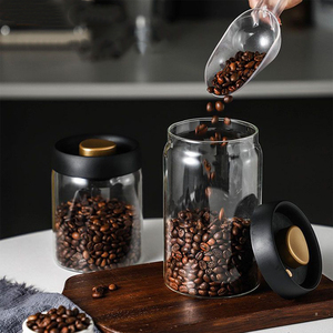 Tarro <span class=keywords><strong>de</strong></span> almacenamiento <span class=keywords><strong>de</strong></span> <span class=keywords><strong>vidrio</strong></span> <span class=keywords><strong>de</strong></span> borosilicato para almacenamiento <span class=keywords><strong>de</strong></span> granos <span class=keywords><strong>de</strong></span> café, tarro <span class=keywords><strong>de</strong></span> almacenamiento <span class=keywords><strong>sellado</strong></span> <span class=keywords><strong>al</strong></span> vacío - Product Image 2