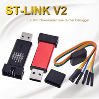 Émulateur ST-LINK V2 STM8/STM32, programmation, téléchargement STLink, ligne de gravure, débogage, microcontrôleur