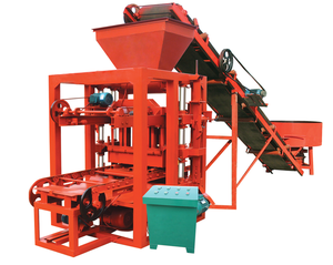 Machine à mouler des blocs de béton QT4-24 pour le marché africain, machines de fabrication de briques emboîtables - Product Image 6