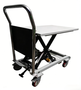 Mobile spring Lever Lift <b>Table</b> self-balancing lifting non-powered automatic lifting trolley adjustable compression spring - Product Image 3